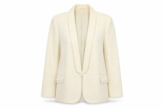 Womens UK Size L Mango Beige Basic Jacket