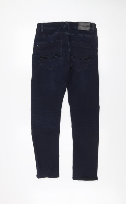Mens UK Size 30R Rolla Coaster Slim Fit Skinny Blue Jeans