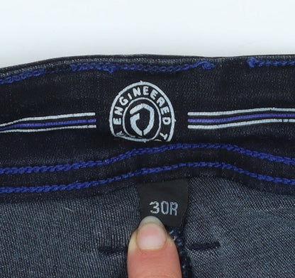 Mens UK Size 30R Rolla Coaster Slim Fit Skinny Blue Jeans