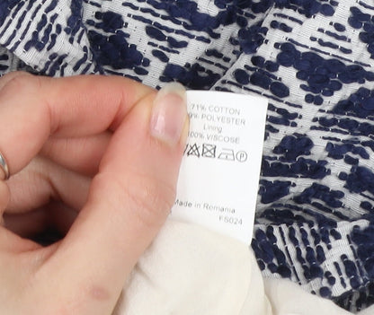 Womens UK Size 8 River Island Blue Blazer