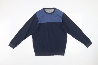 Mens UK Size M James Pringle Blue Pullover Sweatshirt
