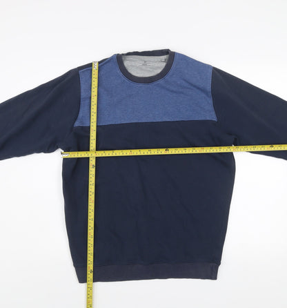 Mens UK Size M James Pringle Blue Pullover Sweatshirt