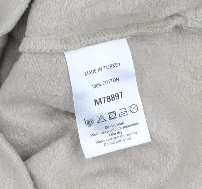 Boys UK Size 5 Years NEXT Beige Pullover Hoodie