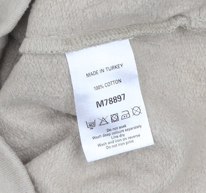 Boys UK Size 5 Years NEXT Beige Pullover Hoodie