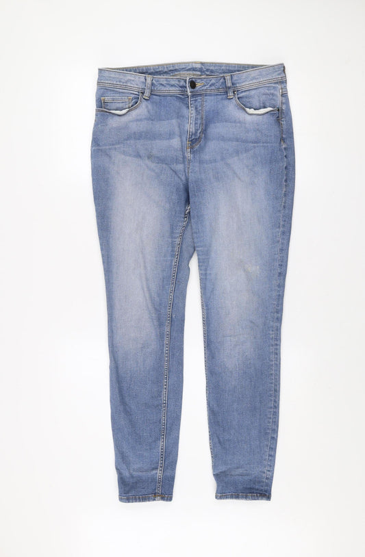 Tu Women's Blue 14S Slim Fit Mid Rise Skinny Jeans