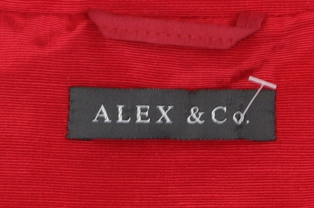 Womens UK Size 18 ALEX & CO. Red Formal