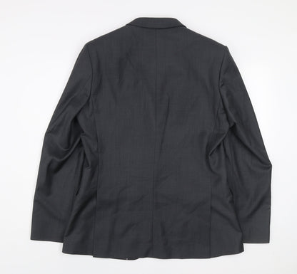 Mens UK Size L Red Herring Regular Grey Suit Jacket