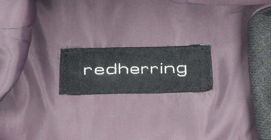 Mens UK Size L Red Herring Regular Grey Suit Jacket