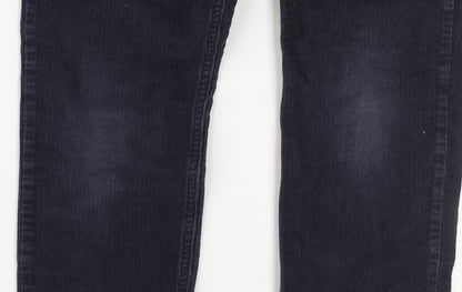 Boys UK Size 10 Years Petit Bateau Regular Fit Chino Black Trousers