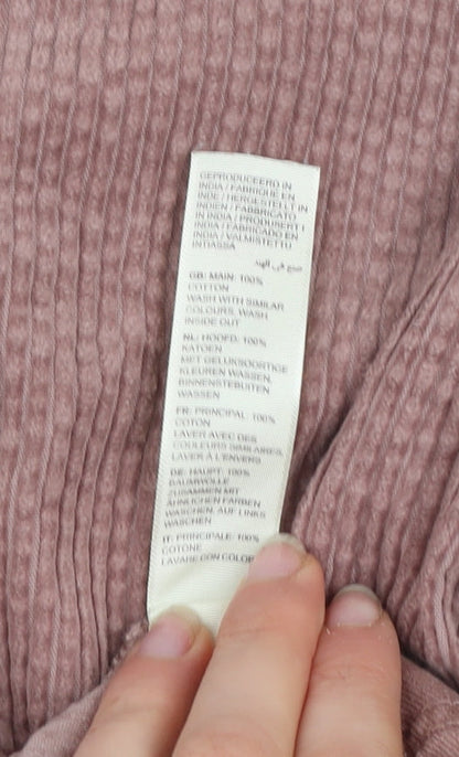 Fat Face Womens Pink Corduroy Chino Trousers Size 14 Regular