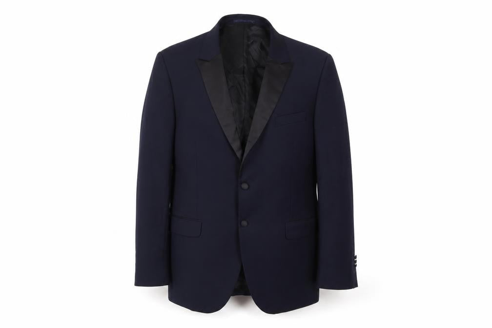 Mens UK Size 46R Hawes & Curtis Regular Blue Suit Jacket