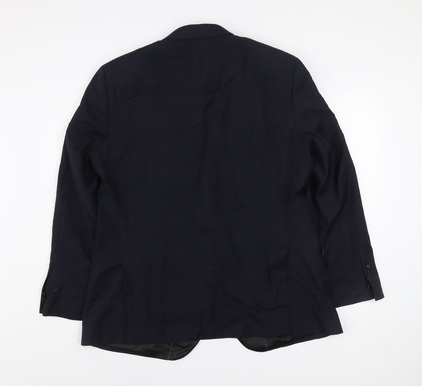 Mens UK Size 46R Hawes & Curtis Regular Blue Suit Jacket