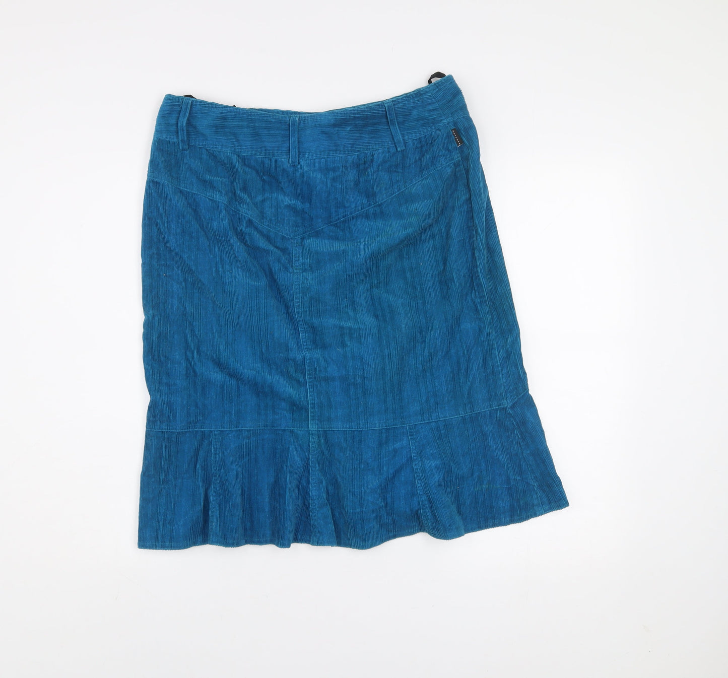 Womens UK Size L Watcher Flare Corduroy Skirt