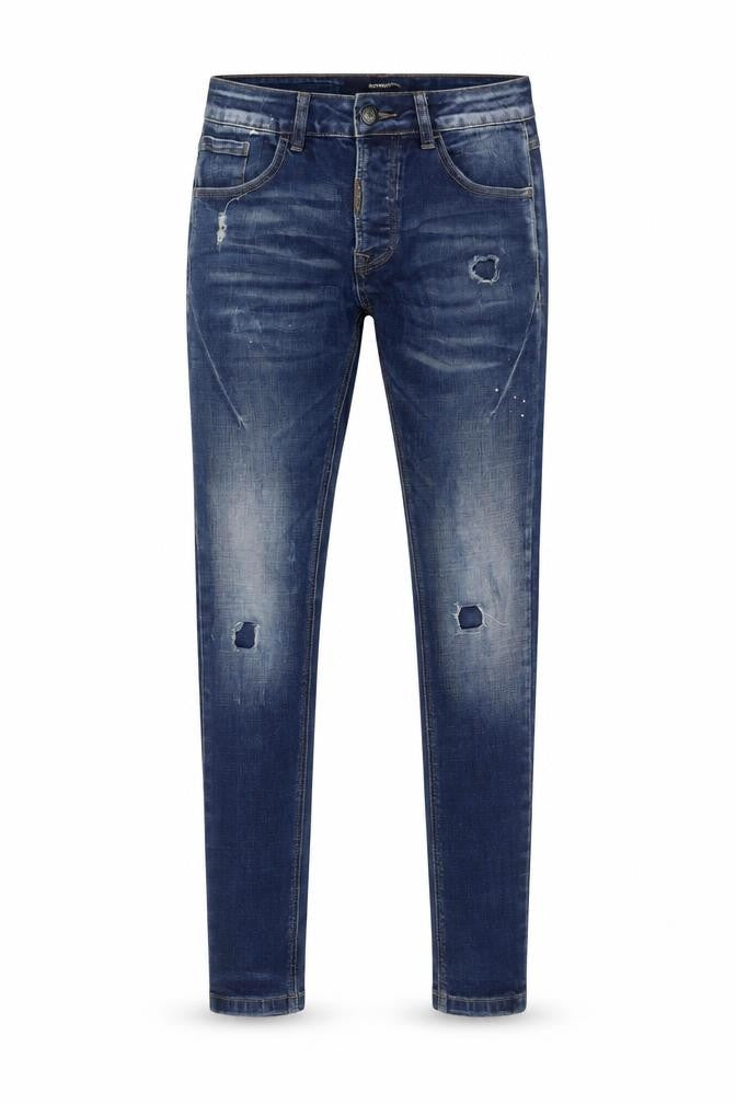 Mens UK Size 28 Alessandro Zavetti Slim Fit Skinny Blue Jeans