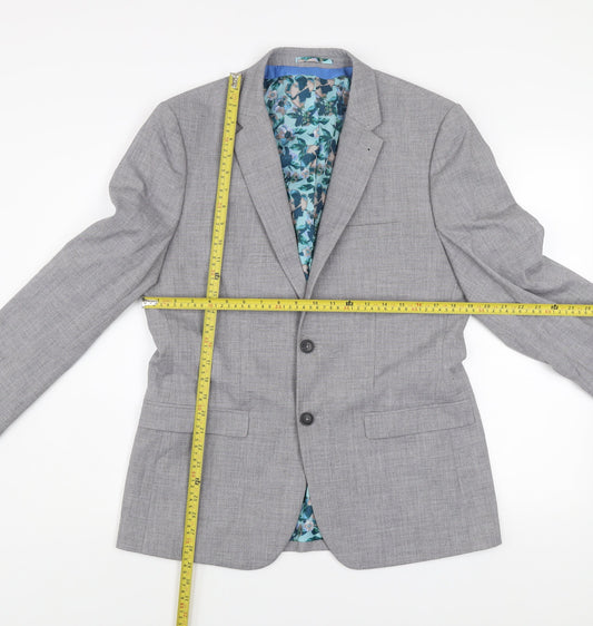 Mens UK Size M Taylor & Wright Regular Grey Suit Jacket