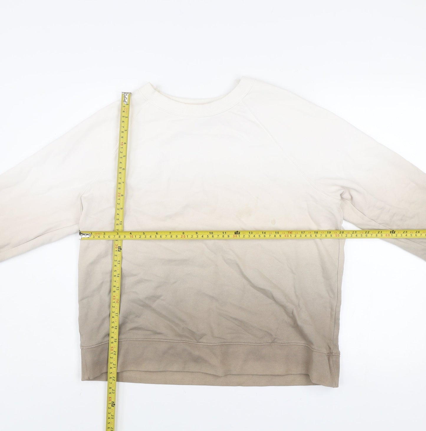 Womens UK Size S Marks and Spencer Beige Pullover Sweatshirt