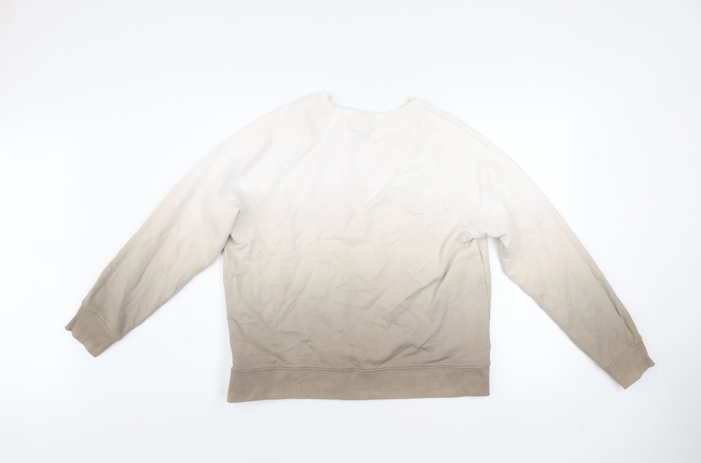 Womens UK Size S Marks and Spencer Beige Pullover Sweatshirt