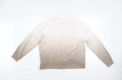 Womens UK Size S Marks and Spencer Beige Pullover Sweatshirt