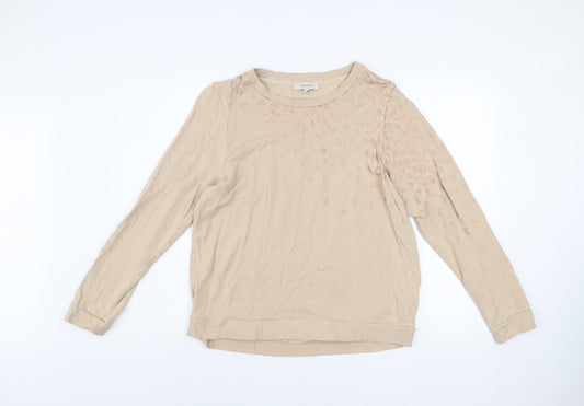 Womens UK Size L Oasis Beige Pullover Sweatshirt