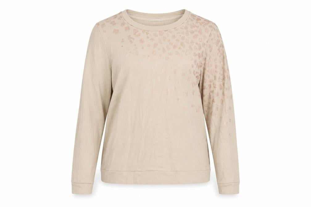 Womens UK Size L Oasis Beige Pullover Sweatshirt