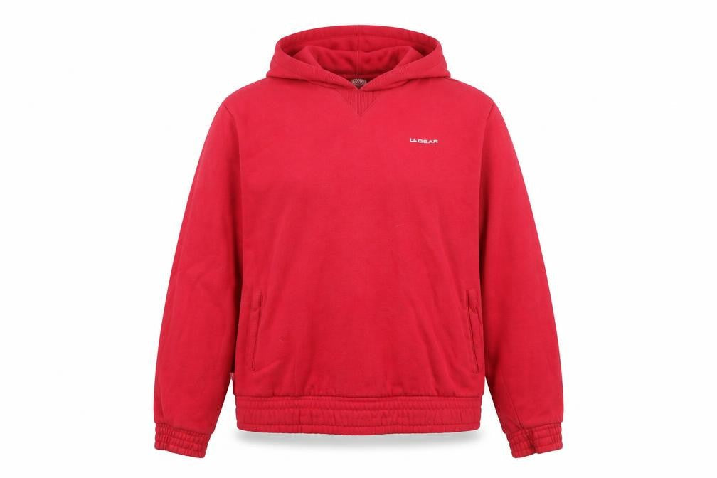 Womens UK Size 16 LA Gear Red Pullover Hoodie