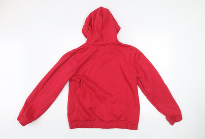 Womens UK Size 16 LA Gear Red Pullover Hoodie