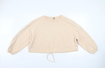 Womens UK Size 12 Marks and Spencer Beige Pullover Sweatshirt