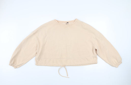 Womens UK Size 12 Marks and Spencer Beige Pullover Sweatshirt