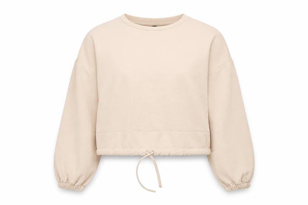 Womens UK Size 12 Marks and Spencer Beige Pullover Sweatshirt