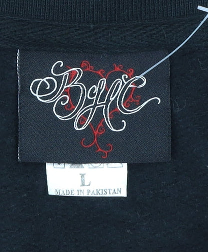 Mens UK Size L BHC Black Pullover Sweatshirt