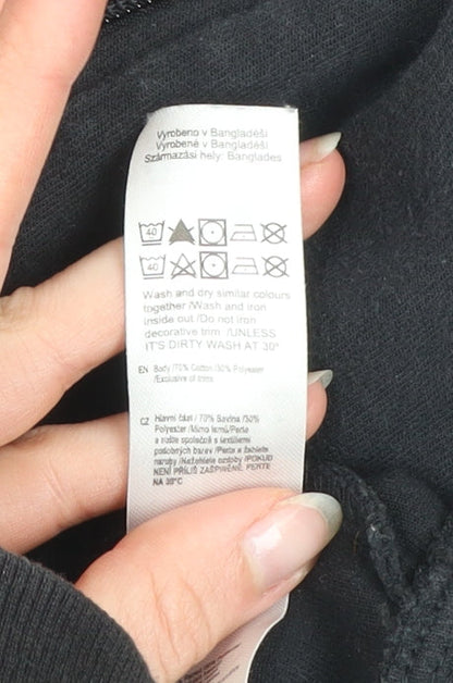 -9° Peak Men’s Black 2XL Hooded Full Zip Fleece Jacket