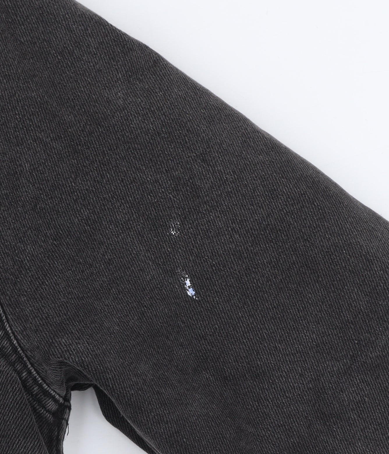 Womens UK Size 4 Topshop Black Denim Jacket