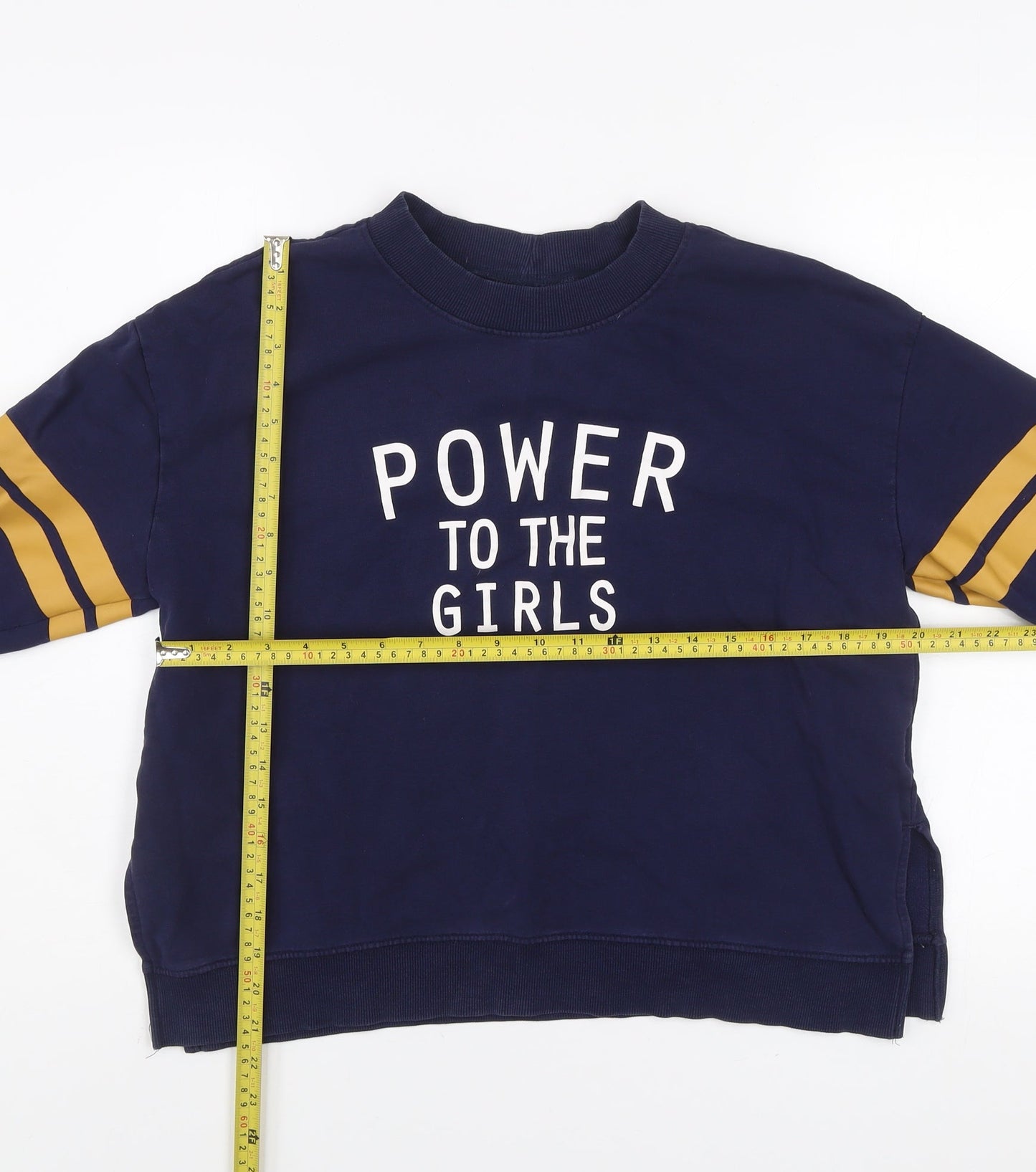 Womens UK Size L H&M Blue Pullover Sweatshirt