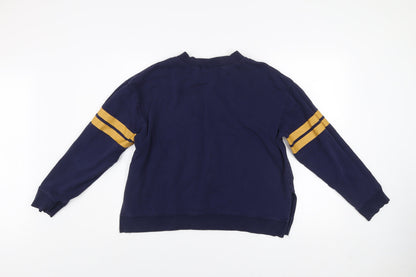 Womens UK Size L H&M Blue Pullover Sweatshirt
