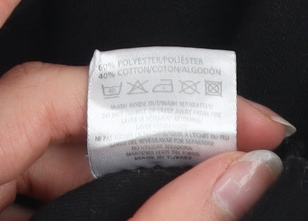 Criminal Damage Men's Black Red White Track Jacket Size S Full Zip