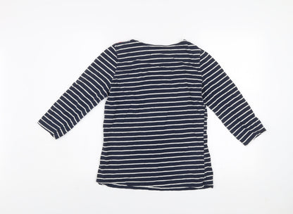 Womens UK Size S Oceana Blue Basic T-Shirt