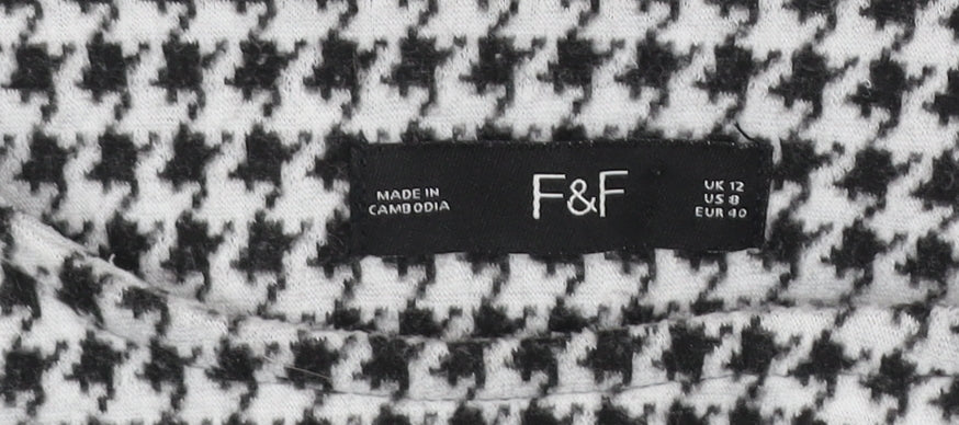 Womens UK Size 12 F&F Shift Dress