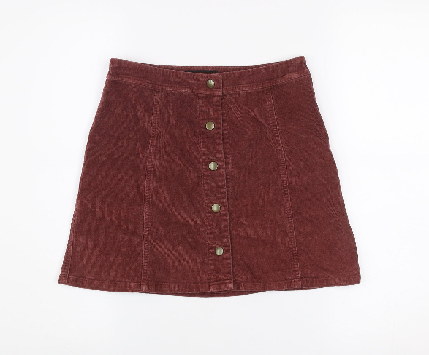 Womens UK Size 2XS Seven Sisters A-Line Corduroy Skirt