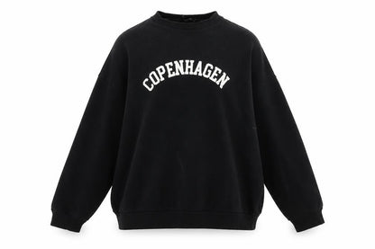 Womens UK Size L PRETTYLITTLETHING Black Pullover Sweatshirt