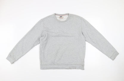 Mens UK Size M Lands' End Grey Pullover Sweatshirt