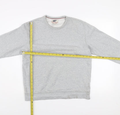 Mens UK Size M Lands' End Grey Pullover Sweatshirt