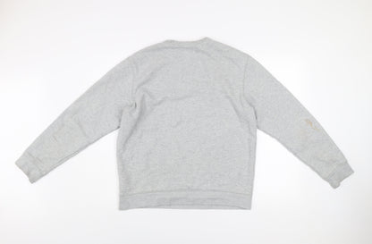Mens UK Size M Lands' End Grey Pullover Sweatshirt