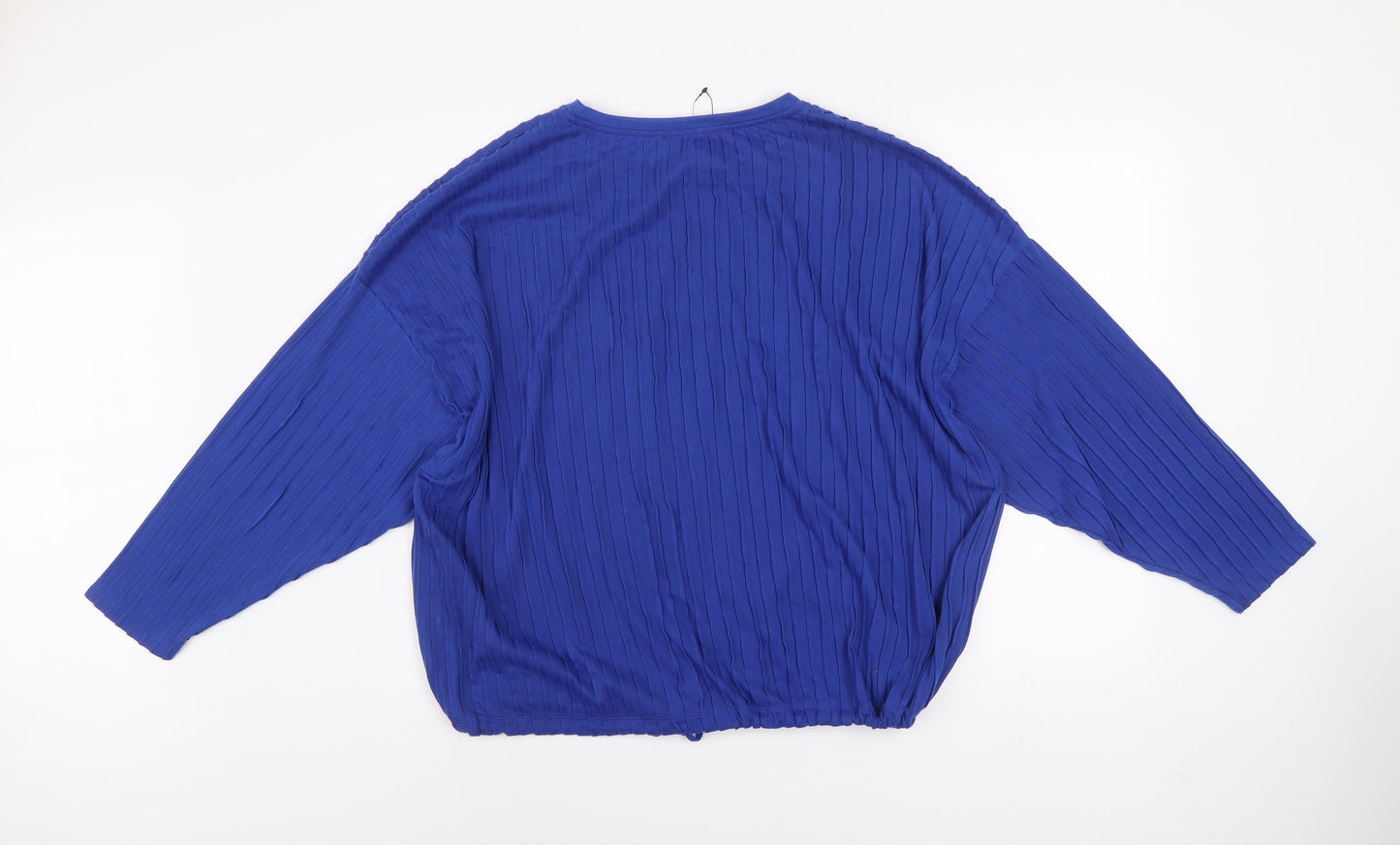Womens UK Size 22 Marks and Spencer Blue Tunic Blouse