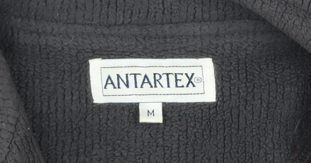 Antartex Men's Red Fleece Full Zip Jacket Size M Regular Fit