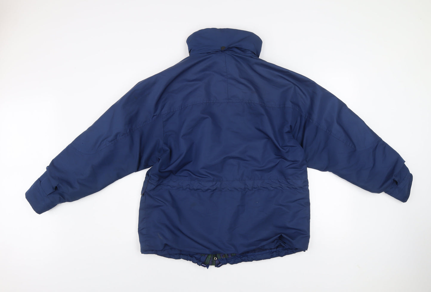 Mens UK Size M M.J. Kirby Blue Parka Coat
