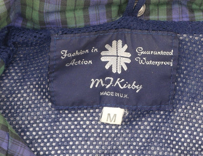 Mens UK Size M M.J. Kirby Blue Parka Coat