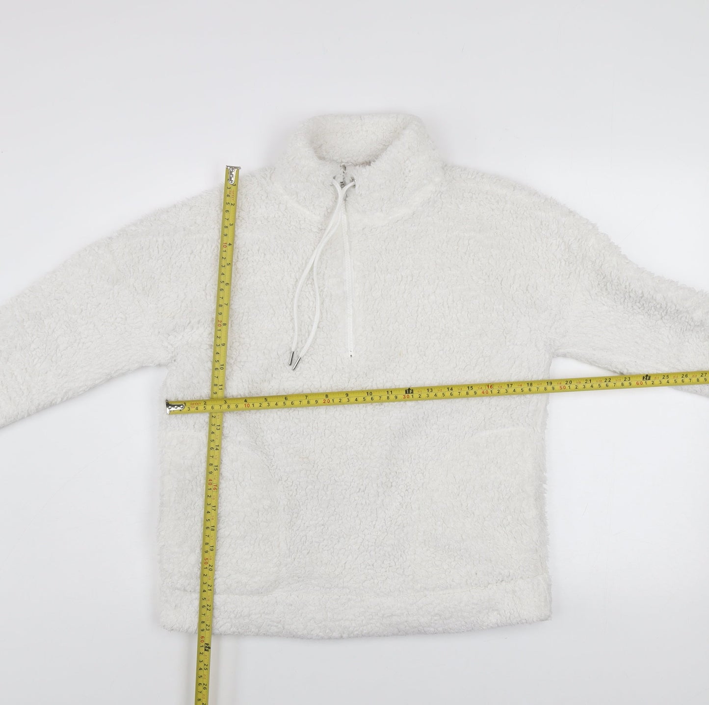 Womens UK Size S John Lewis & Partners White Pullover Sweatshirt