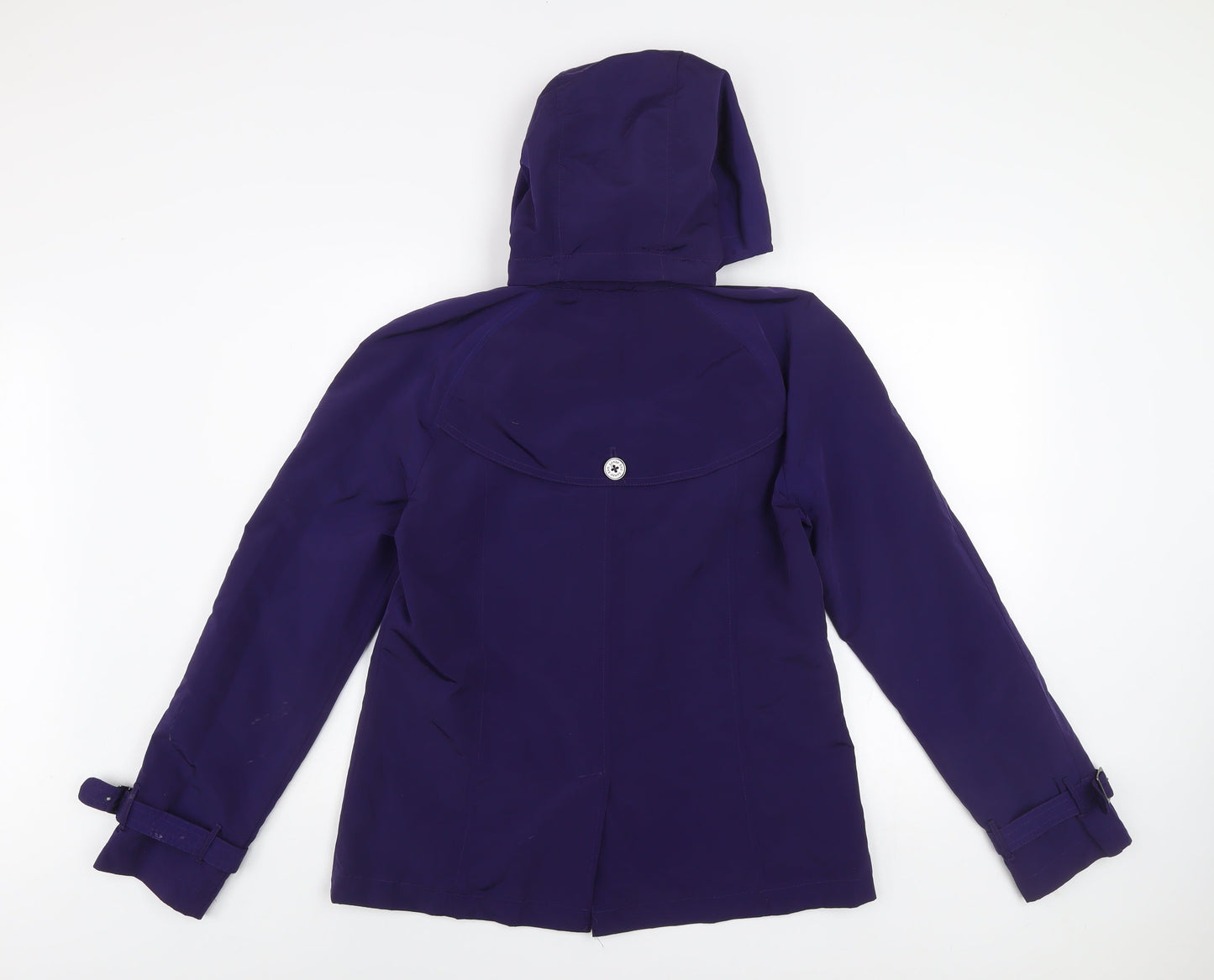 Womens UK Size S Lands' End Purple Rain Coat