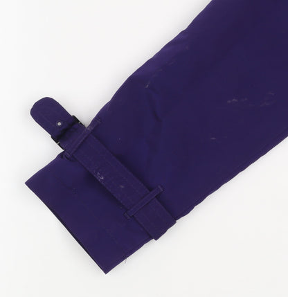 Womens UK Size S Lands' End Purple Rain Coat