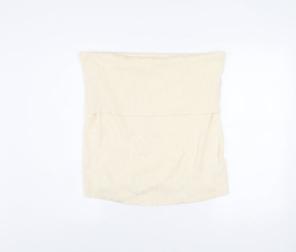 Marks and Spencer Women Beige Size 24 Knit Pencil Skirt